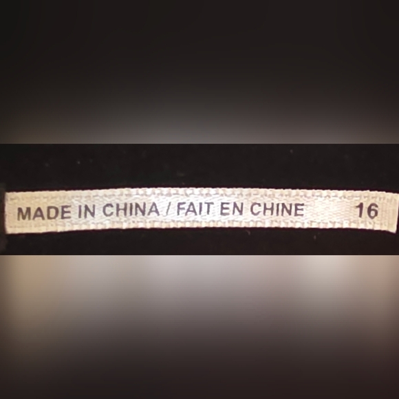 Boho Black Velvet Embroidered Skirt. Studio Jax, Size 12/14 US - Picture 7 of 8